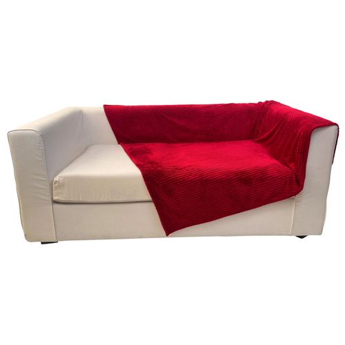 Jeté De Lit 180x245 Rouge Brique En Polyester