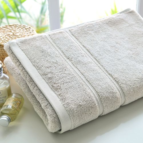 Serviette Invité 30x50 Gris Brume En Coton