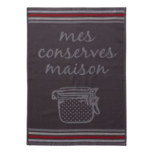 Torchons 50x70 Gris En Coton