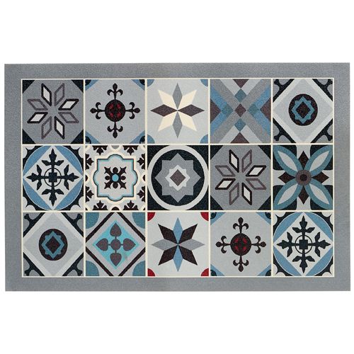 Tapis Vinyle 39x59 Gris En Synthétique