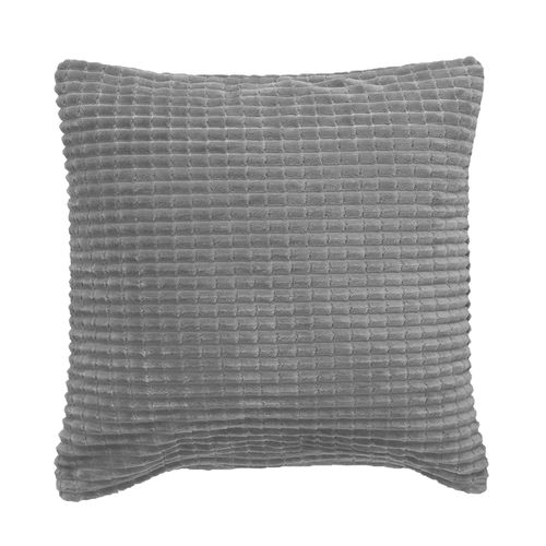 Housse De Coussin 40x40 Gris En Polyester