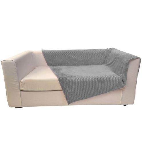 Housse De Coussin 40x40 Gris En Polyester