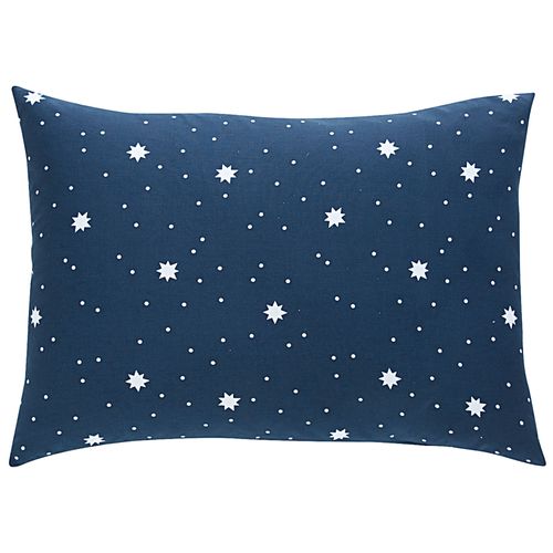 Taie Sac 63x63 Bleu Marine En Coton