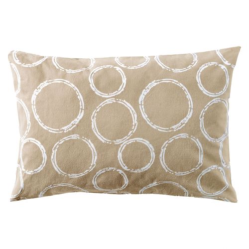 Taie Sac 63x63 Beige En Coton