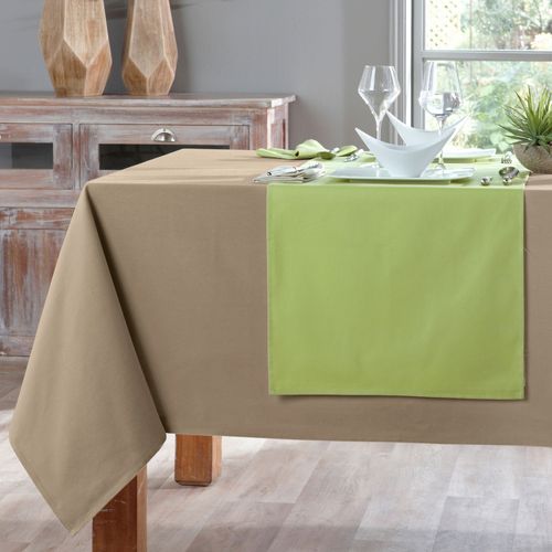 Nappe 150x300 Beige En Coton