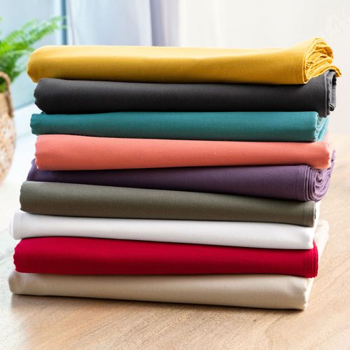 Nappe 150x200 Rouge En Coton