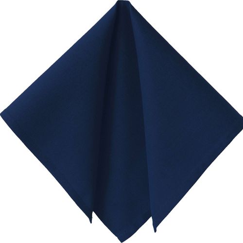Serviette De Table 43x43 Bleu Marine En Coton