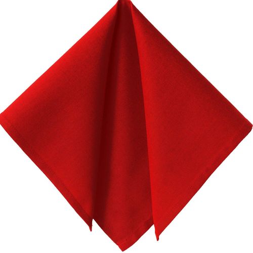 Serviette De Table 43x43 Rouge En Coton