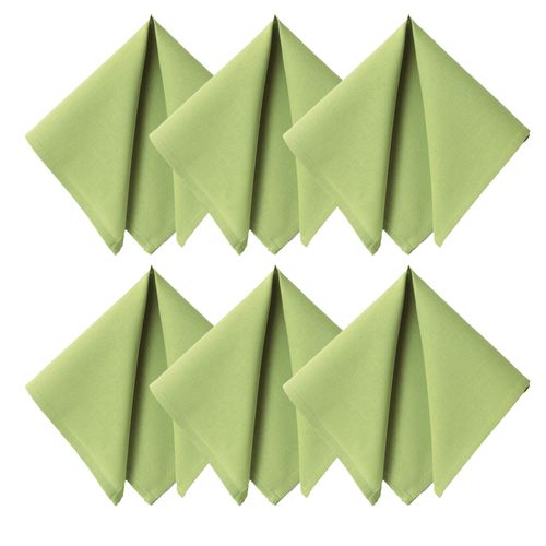 Serviette De Table 43x43 Vert En Coton