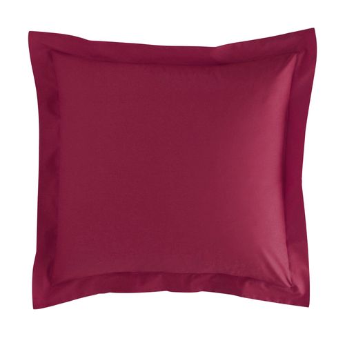 Taie Volant 50x70 Rose Indien En Coton