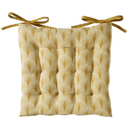 Galette 40x40 Jaune Curry En Coton