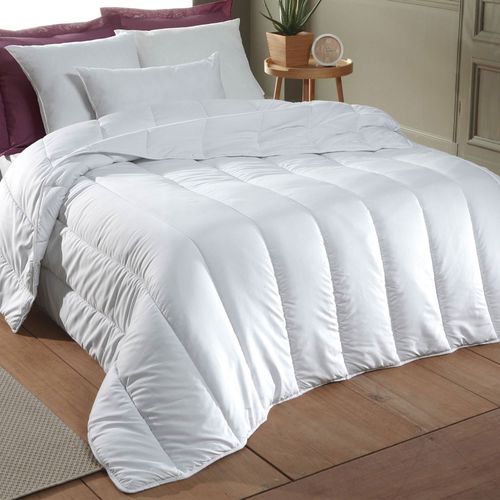 Couette Légère 260x240 Blanc En Polyester