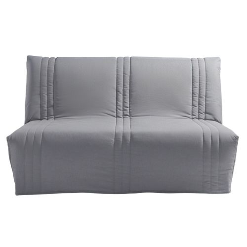 Housse BZ 2 Places Gris Chiné En Coton