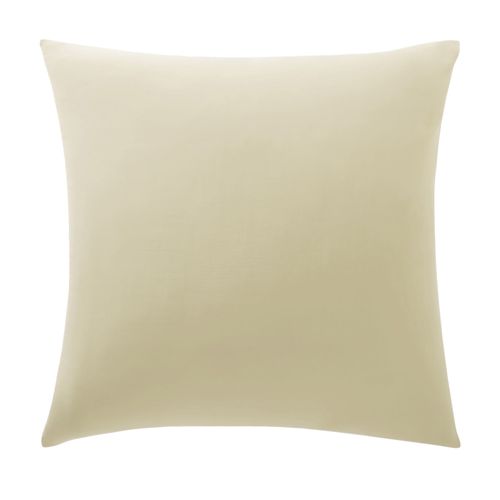 Taie Sac 63x63 Beige Sable En Coton