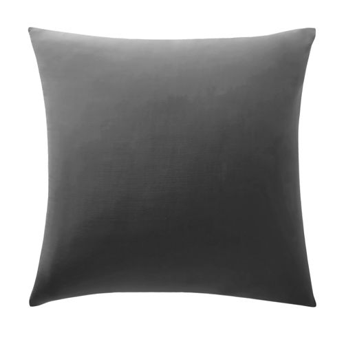 Taie Sac 50x70 Gris Souris En Coton