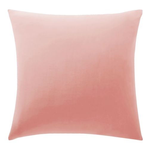 Taie Sac 63x63 Rose Thé En Coton