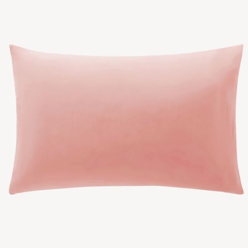 Taie Sac 63x63 Rose Thé En Coton