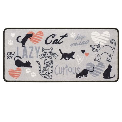 Tapis De Cuisine 40x60 Gris En Textile