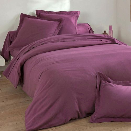 Housse De Couette 200x200 Violet Violine En Coton