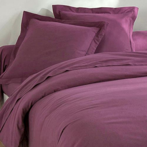 Housse De Couette 200x200 Violet Violine En Coton