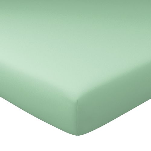Drap-housse Grand Bonnet 160x200x30 Vert Jade En Coton