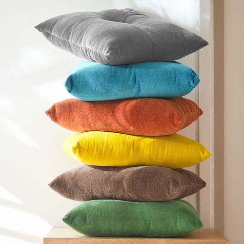 Coussin 30x30 Marron Glacé En Coton