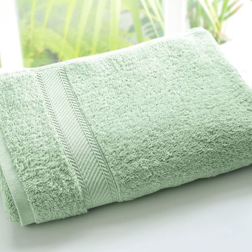 Lot De 2 Gant De Toilette 15x20 Vert Jade En Coton