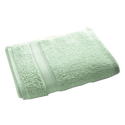 Drap De Bain 100x150 Vert Jade En Coton