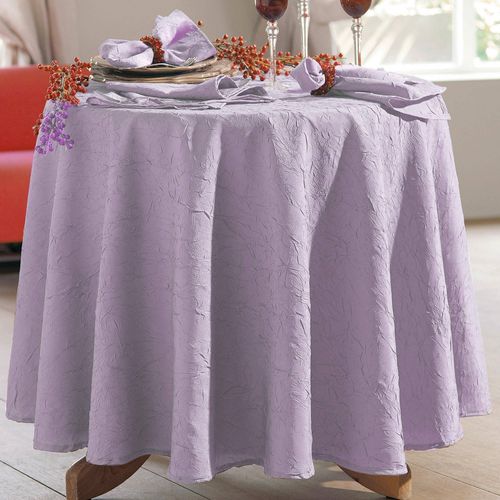 Nappe 180x285 Violet Lilas En Polyester