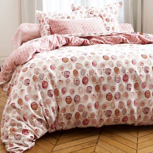 Drap-housse 160x200x28 Rose En Coton