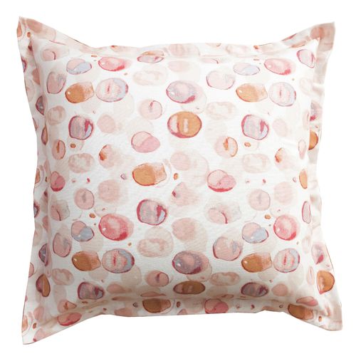 Taie Volant 50x70 Rose En Coton