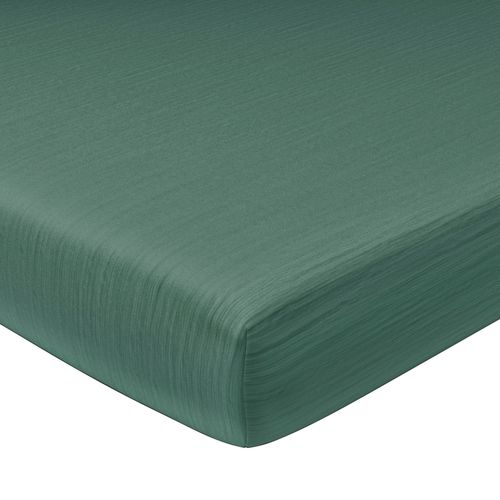 Drap-housse 160x200x28 Vert Céladon En Coton