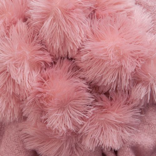 Plaid 125x150 Rose En Acrylique