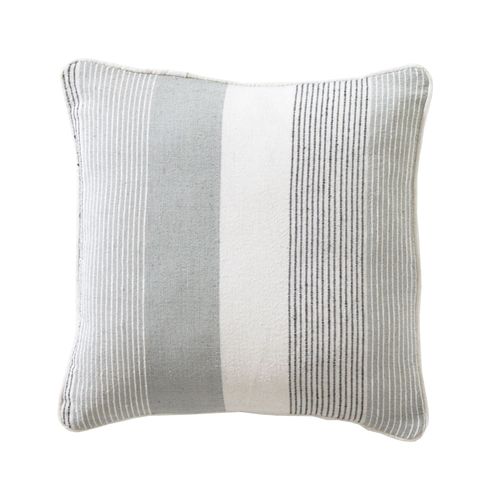 Housse De Coussin 65x65 Gris En Coton