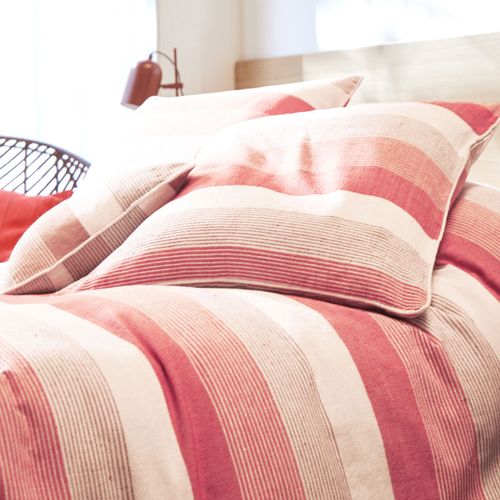 Plaid 150x150 Orange Terracotta En Coton