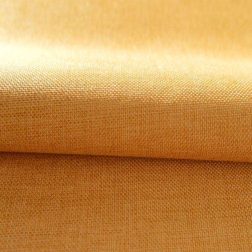 Rideau Occultant 140x260 Jaune Ocre En Polyester