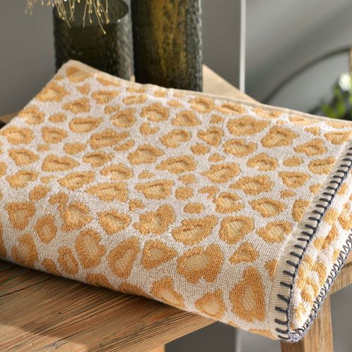 Serviette De Toilette 50x90 Beige En Coton