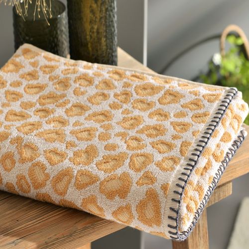 Drap De Bain 70x130 Beige En Coton