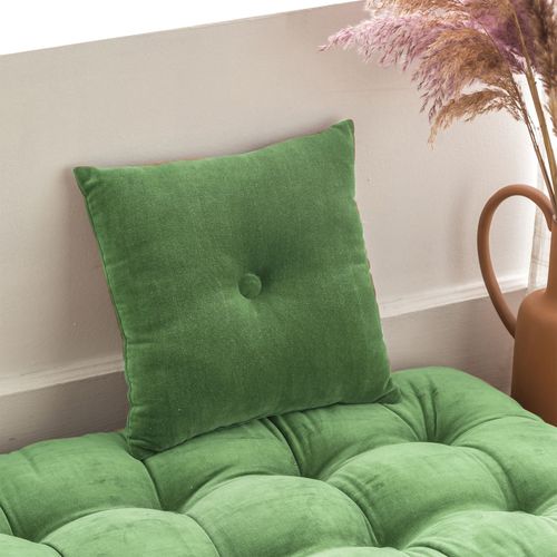 Coussin 30x30 Vert En Coton