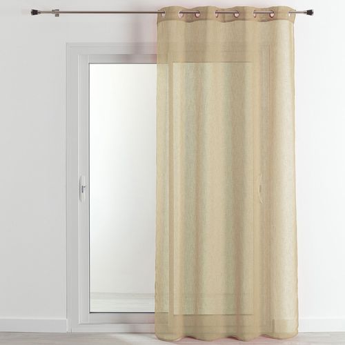Voilage 140x240 Beige En Polyester