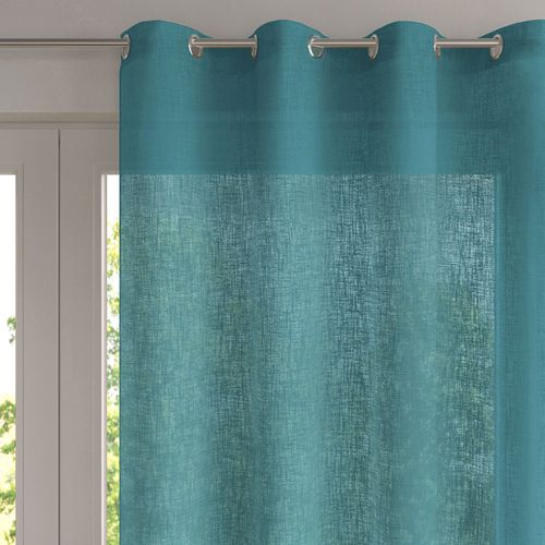 Voilage 140x240 Bleu Myosotis En Polyester