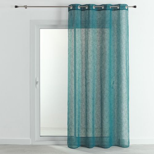 Voilage 140x240 Bleu Myosotis En Polyester