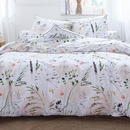 Housse De Couette 260x240 Multicolore En Coton