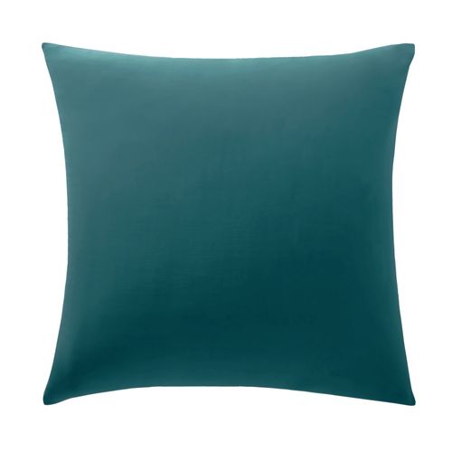 Taie Sac 50x70 Bleu Canard En Coton