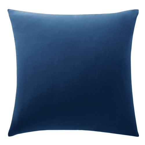 Taie Sac 50x70 Bleu Marine En Coton