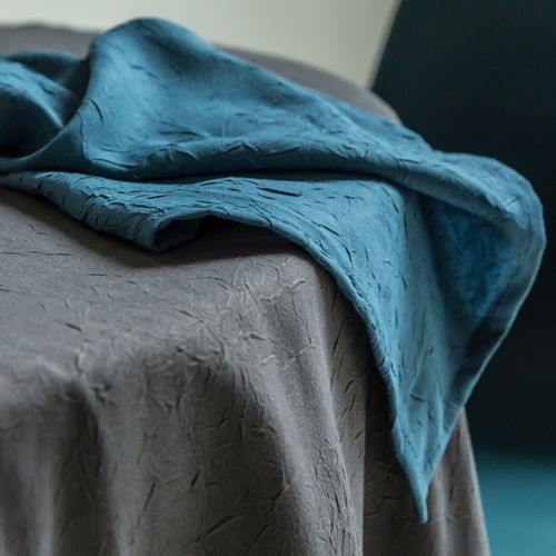 Serviette De Table 45x45 Bleu Orage En Polyester