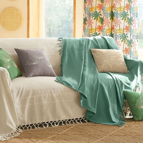 Coussin 40x40 Beige En Coton