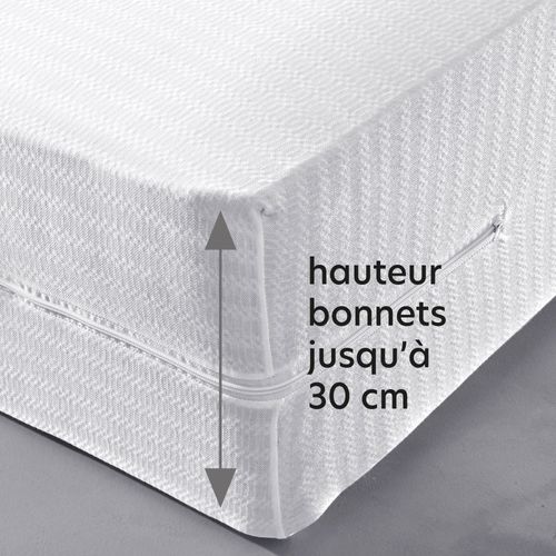 Housse Renove Matelas 90x190 Blanc En Coton
