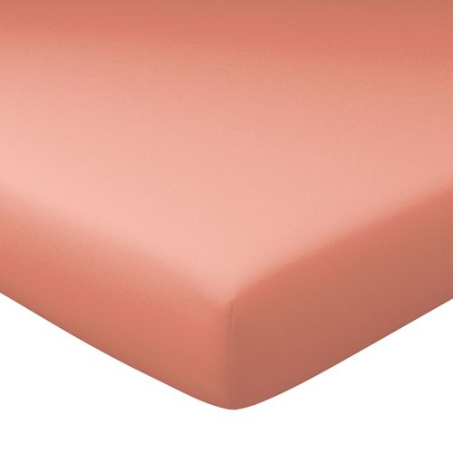 Drap-housse Grand Bonnet 160x200x32 Rose Poudré En Coton