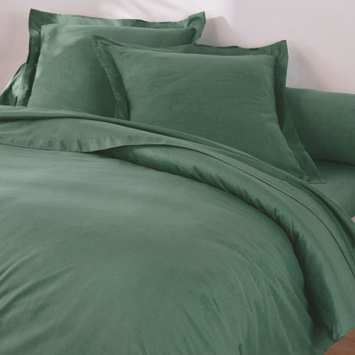 Housse De Couette 260x240 Vert Eucalyptus En Coton